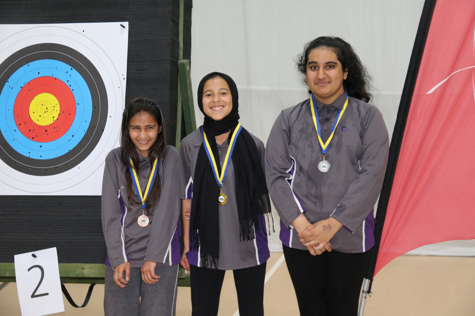 Girls taking part in a Project Rimaya archery session